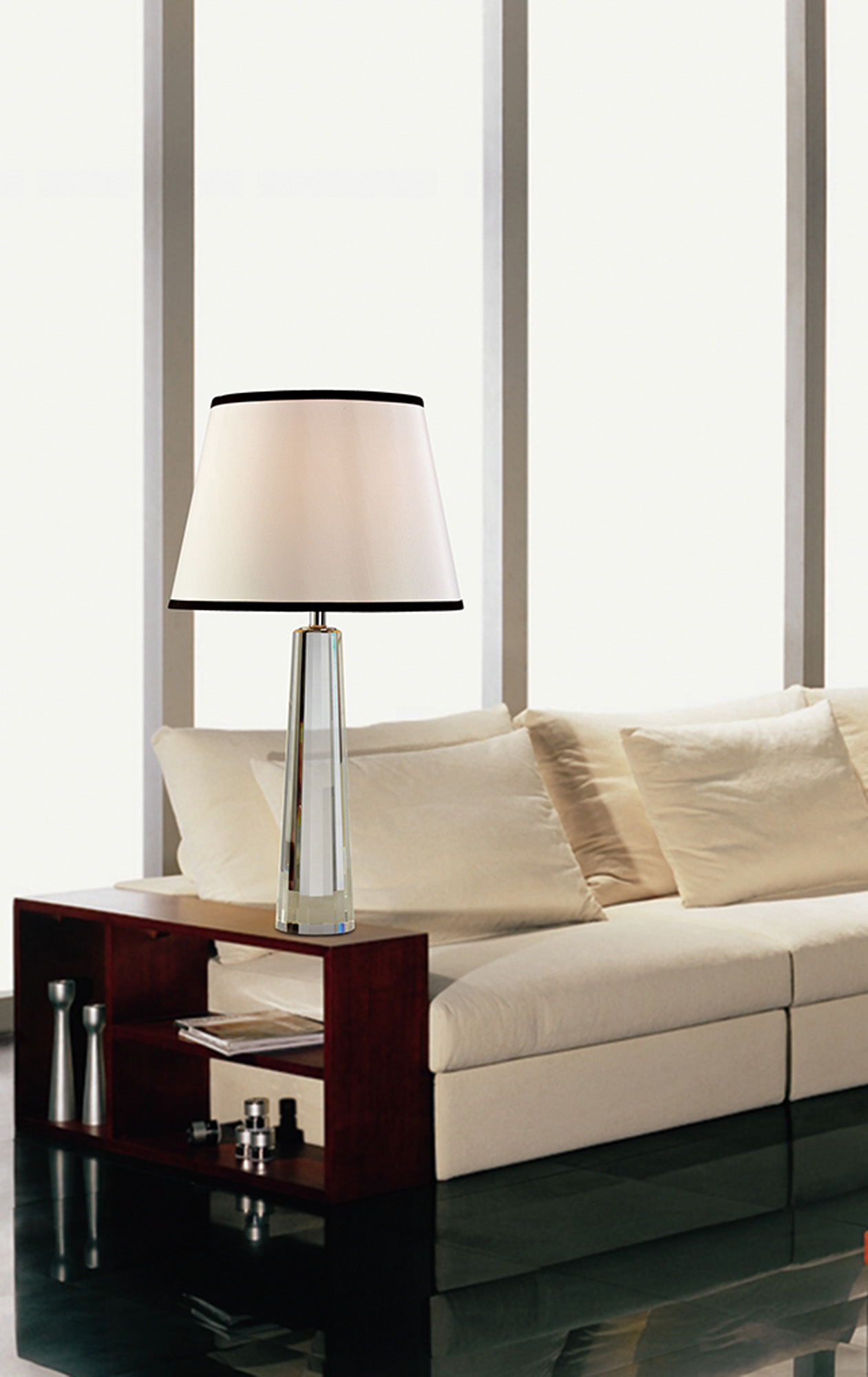 Tia Crystal Table Lamps Diyas Base Only Lamps